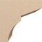 Ekena Millwork 12"W x 12"D x 12"H Wide Monterey Rough Cedar Woodgrain TimberThane Corbel, Primed Tan CORUR12X12X12MONRCPR - alternate 5